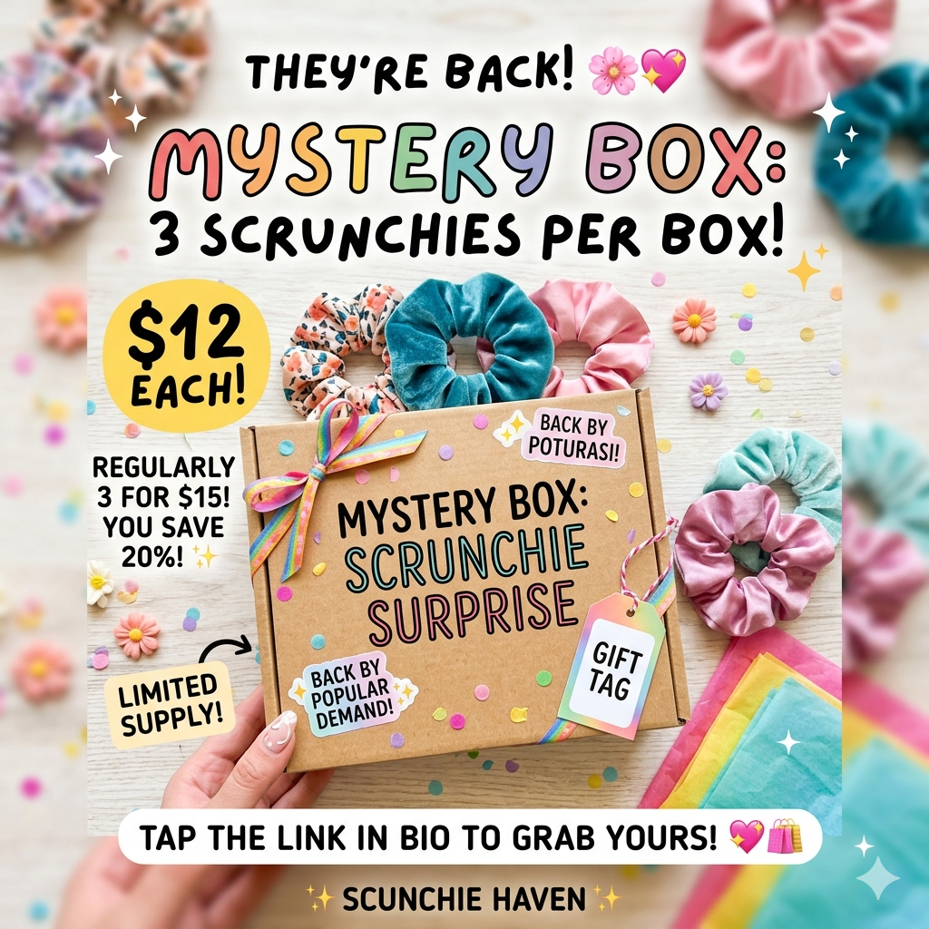 Mystery Scrunchie Box (3-Pack)